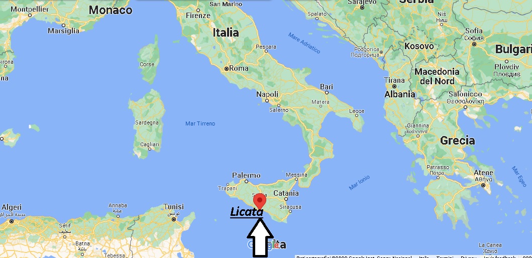 Dove si trova Licata Italia