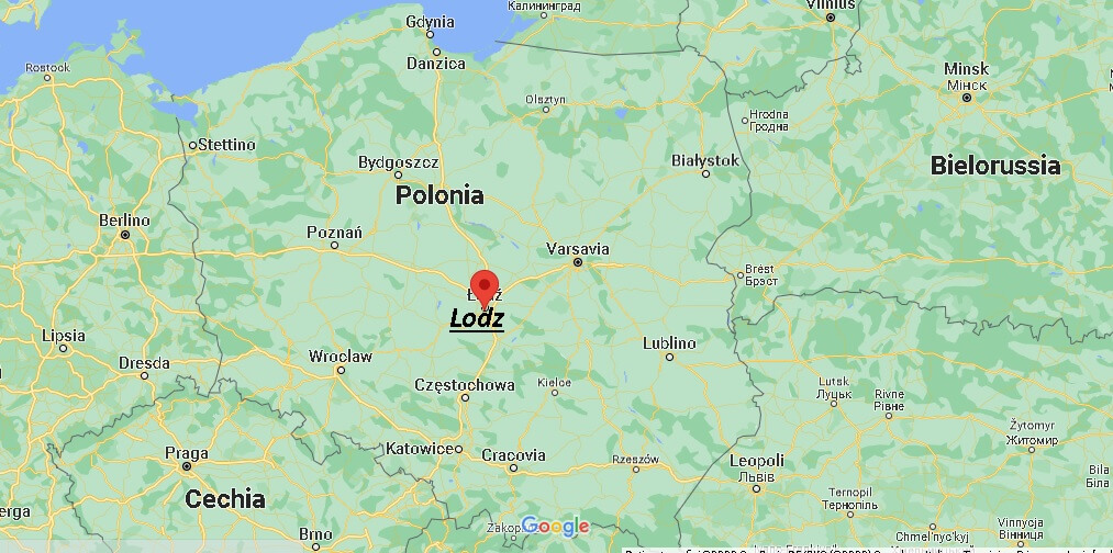 Dove si trova Lodz Polonia