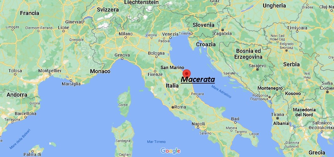 Dove si trova Macerata Italia