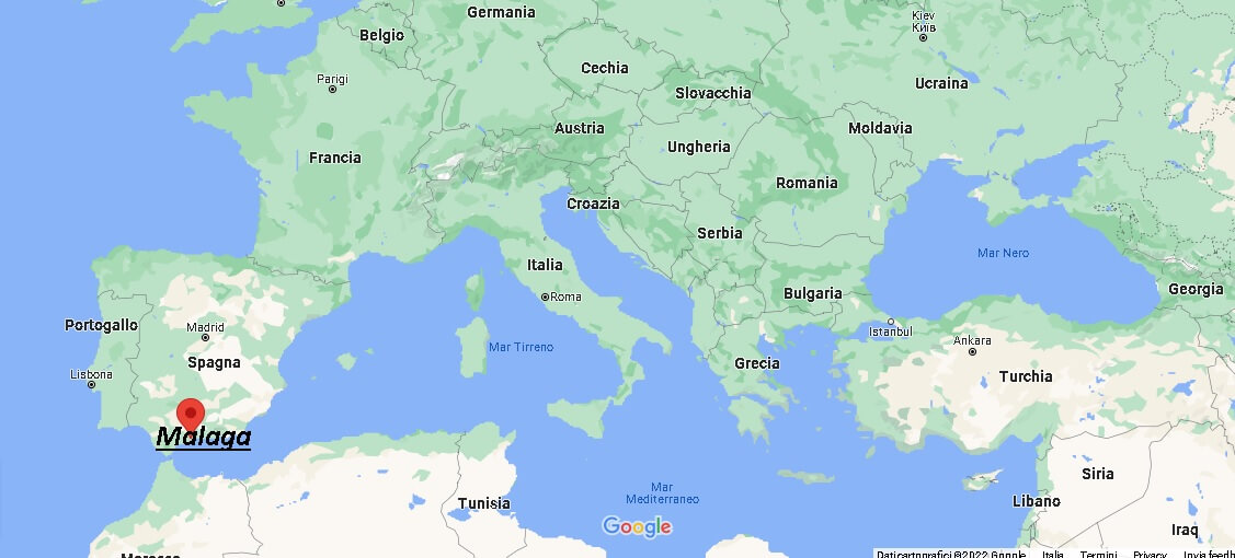 Dove si trova Malaga Spagna
