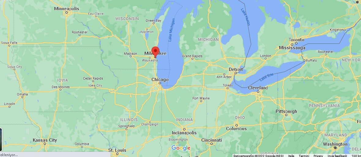 Dove si trova Milwaukee Stati Uniti