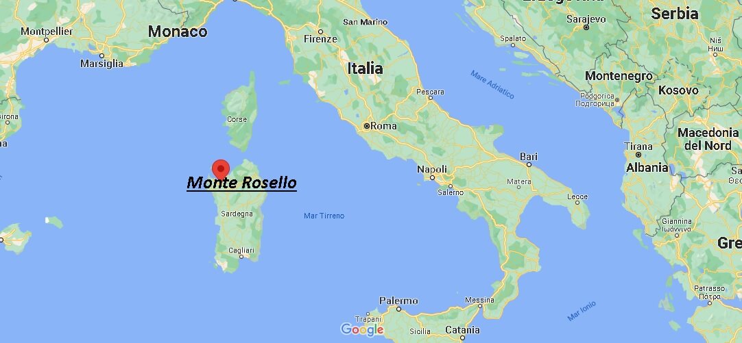 Dove si trova Monte Rosello Italia