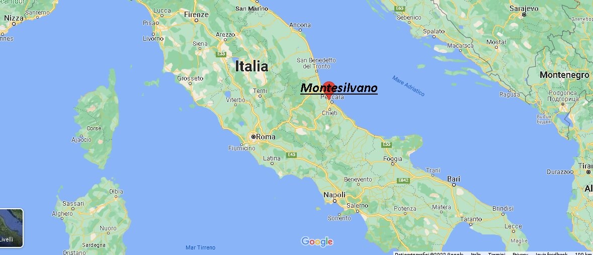 Dove si trova Montesilvano Marina Italia