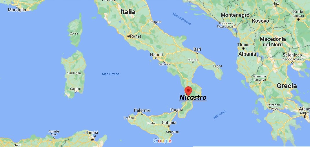 Dove si trova Nicastro Italia