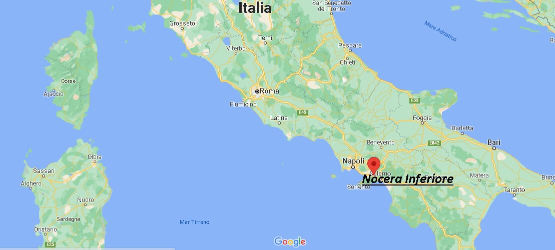Dove si trova Nocera Inferiore Italia