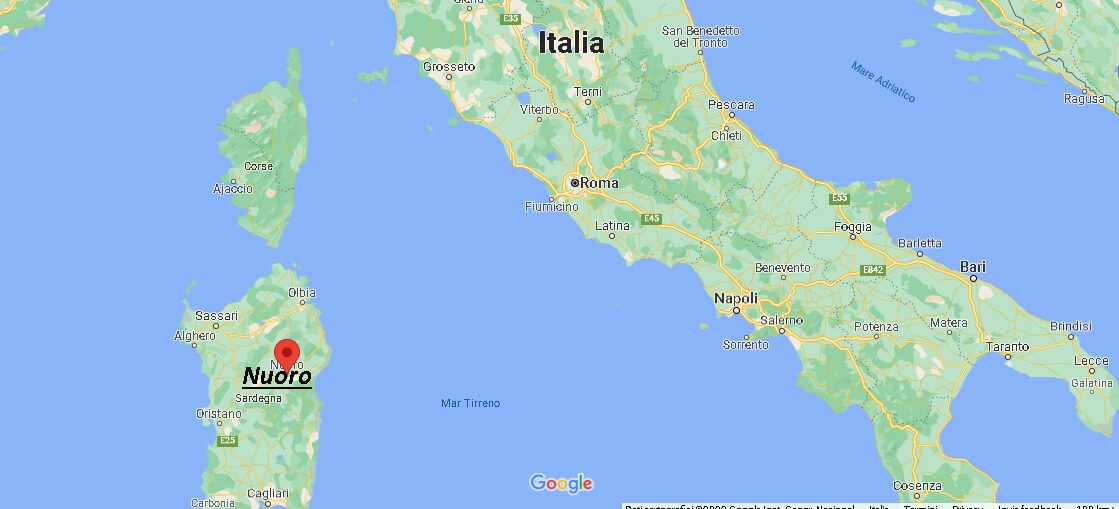 Dove si trova Nuoro Italia
