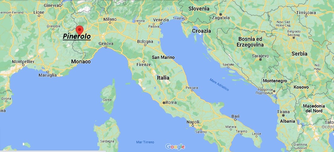 Dove si trova Pinerolo Italia