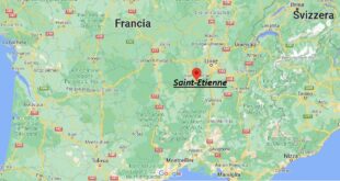 Dove si trova Saint-Etienne Francia? Mappa Saint-Etienne