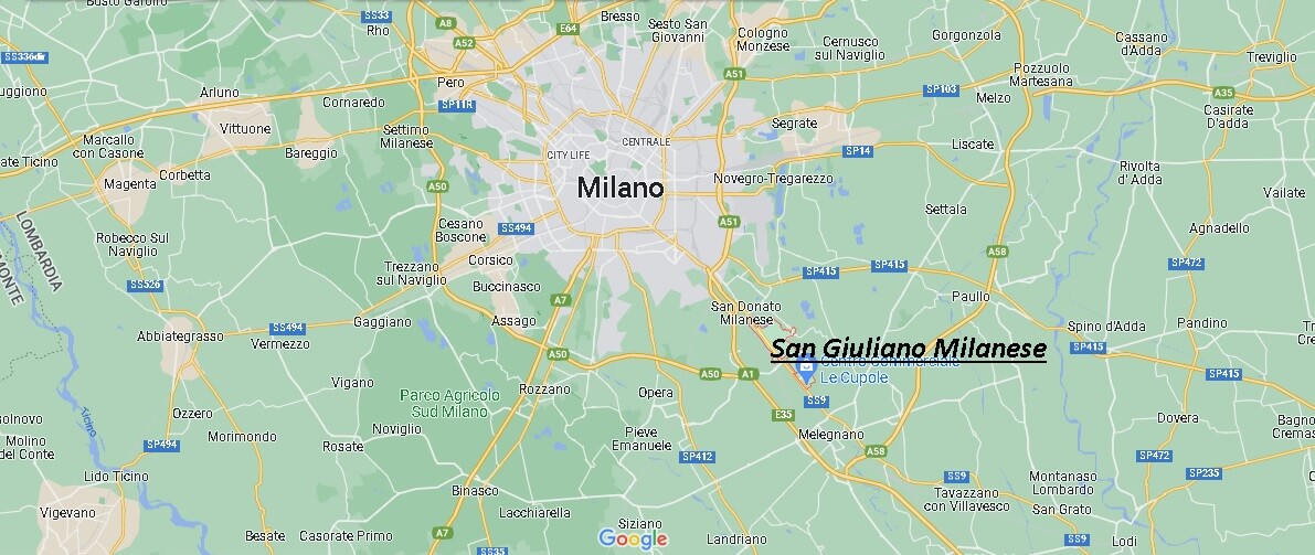 Dove si trova San Giuliano Milanese Italia