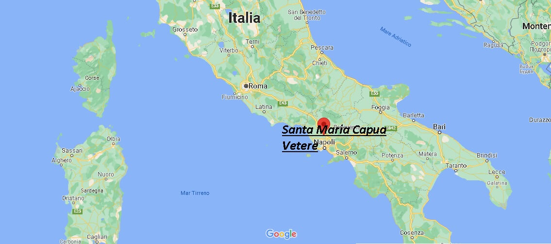 Dove si trova Santa Maria Capua Vetere Italia