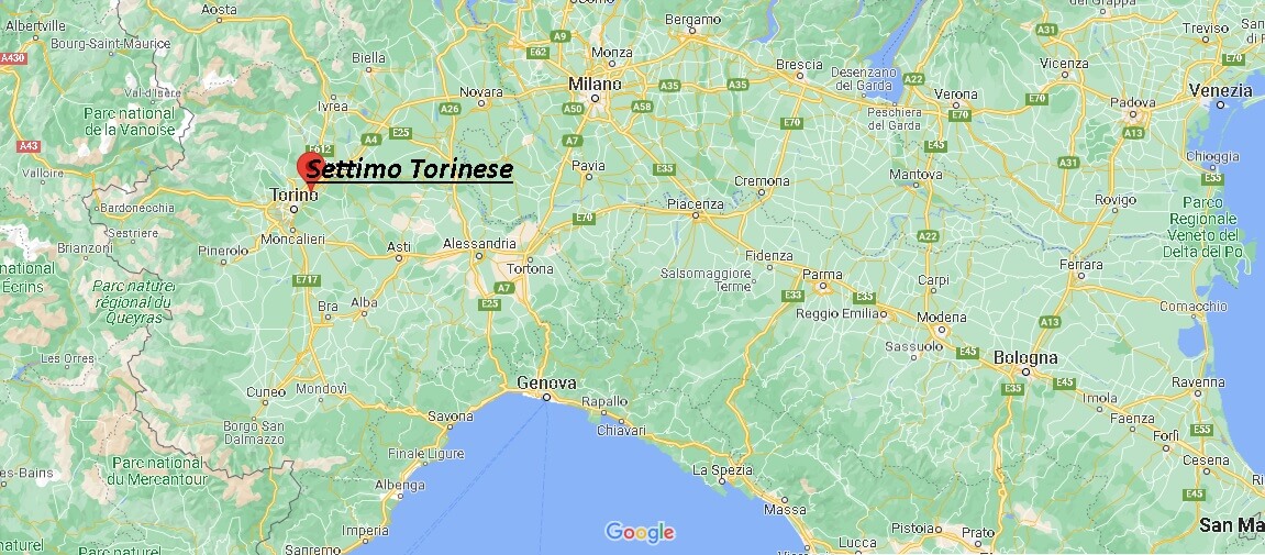 Dove si trova Settimo Torinese Italia