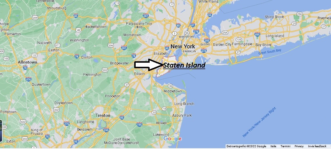 Dove si trova Staten Island Stati Uniti