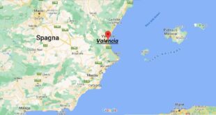 Dove si trova Valencia Spagna