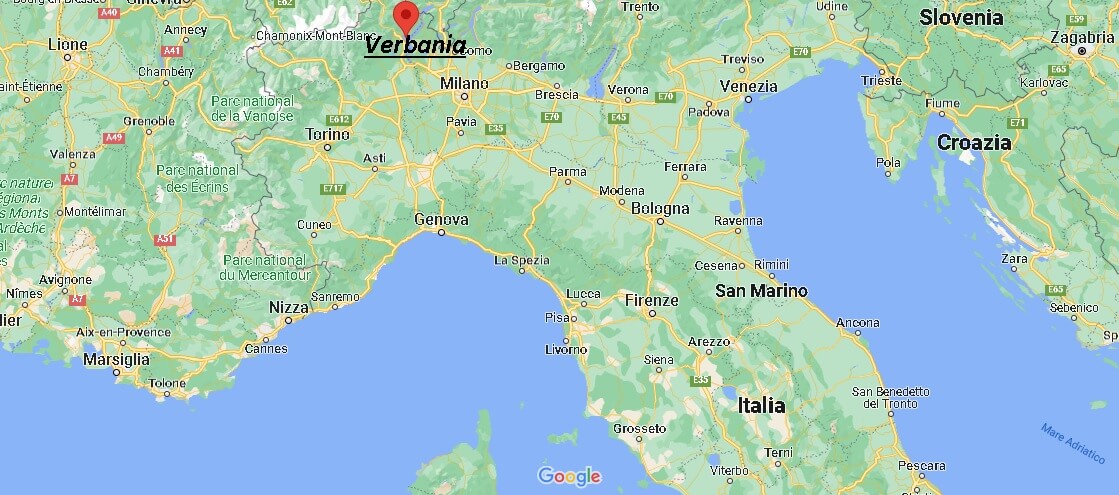 Dove si trova Verbania Italia