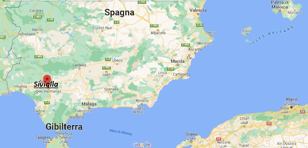In che parte della Spagna si trova Siviglia
