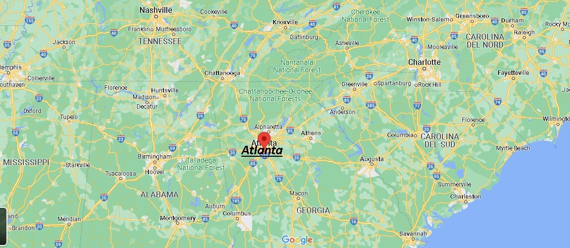 In quale Stato degli Stati Uniti si trova Atlanta