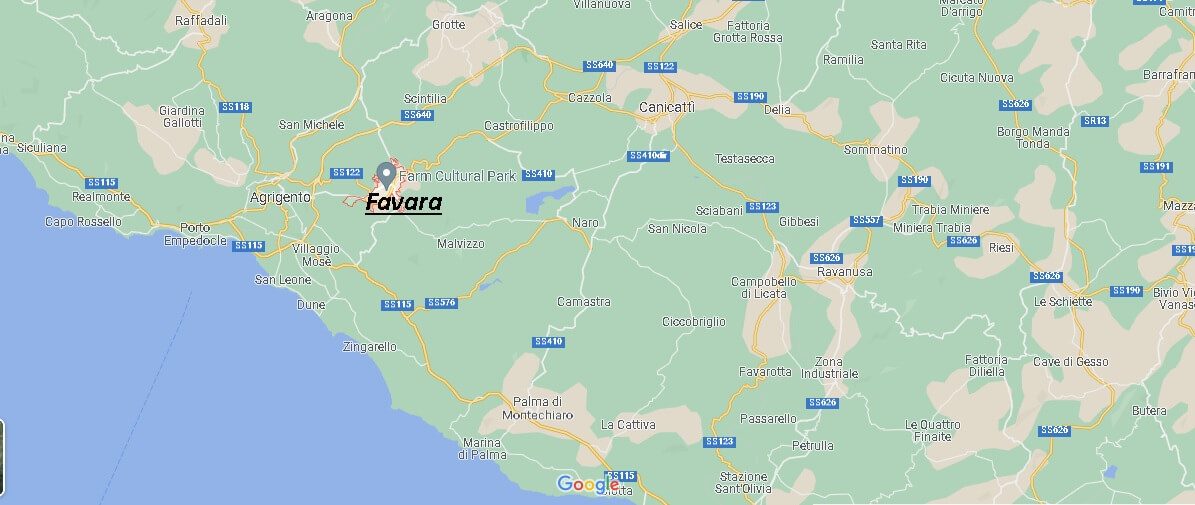 In quale provincia si trova Favara