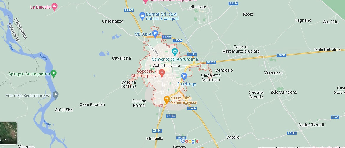 Mappa Abbiategrasso