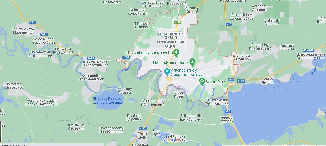 Mappa Krasnodar