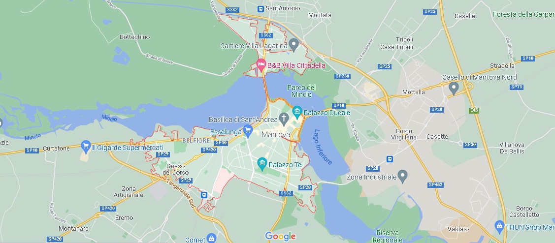 Mappa Mantova