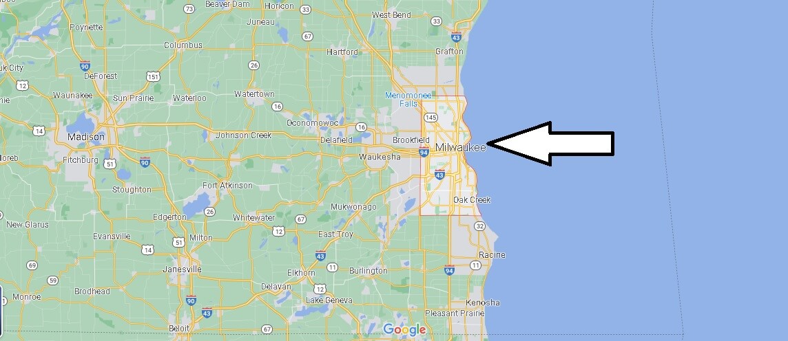Mappa Milwaukee