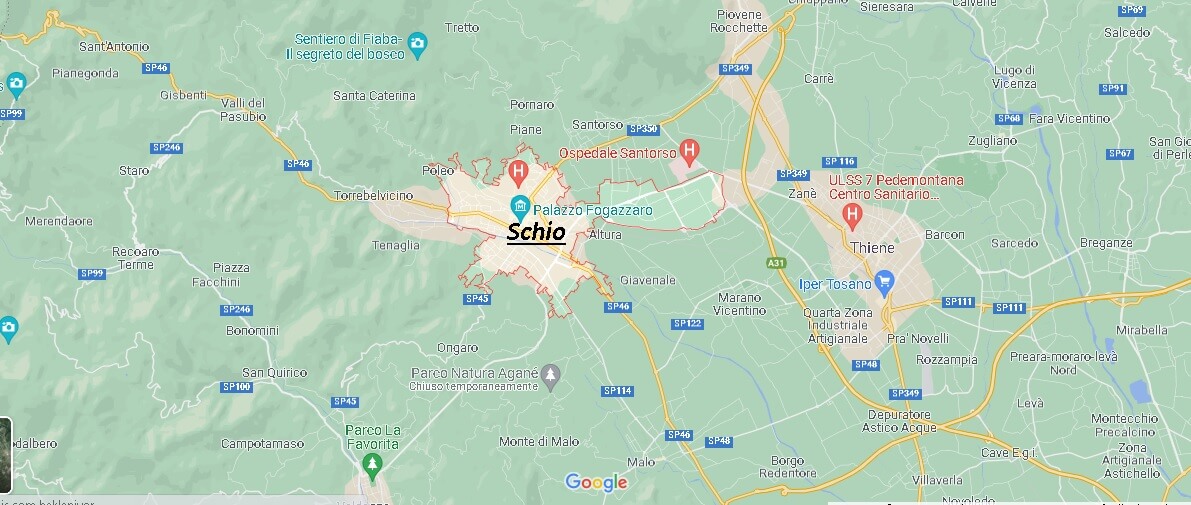 Mappa Schio