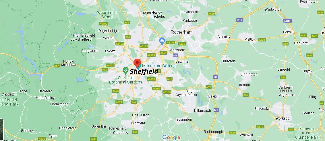 Mappa Sheffield