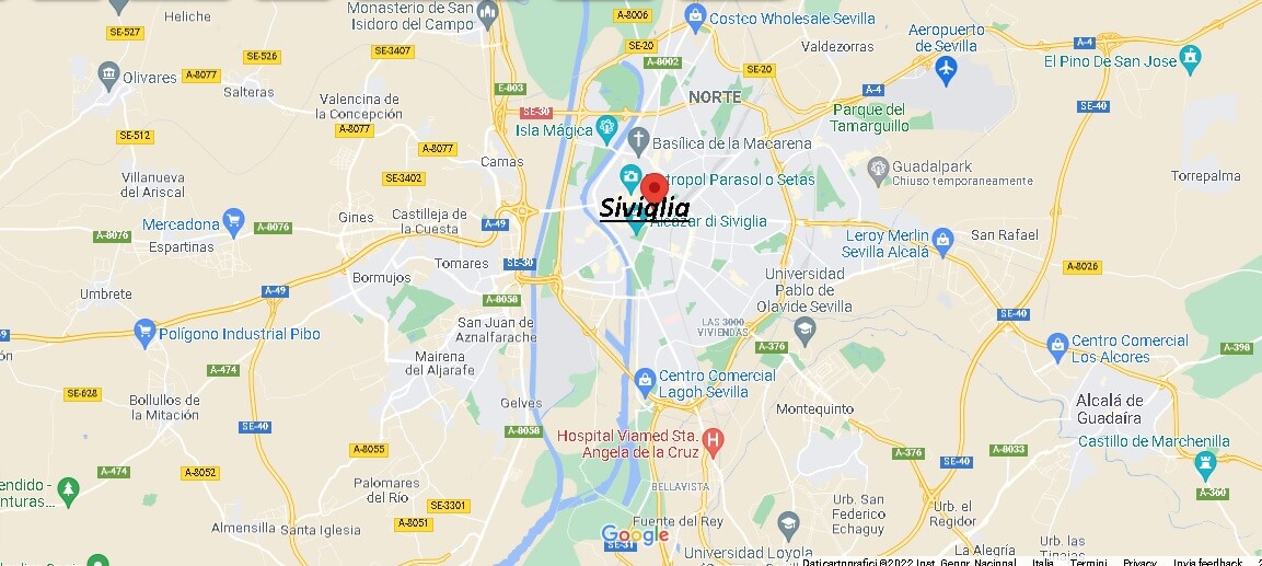 Mappa Siviglia