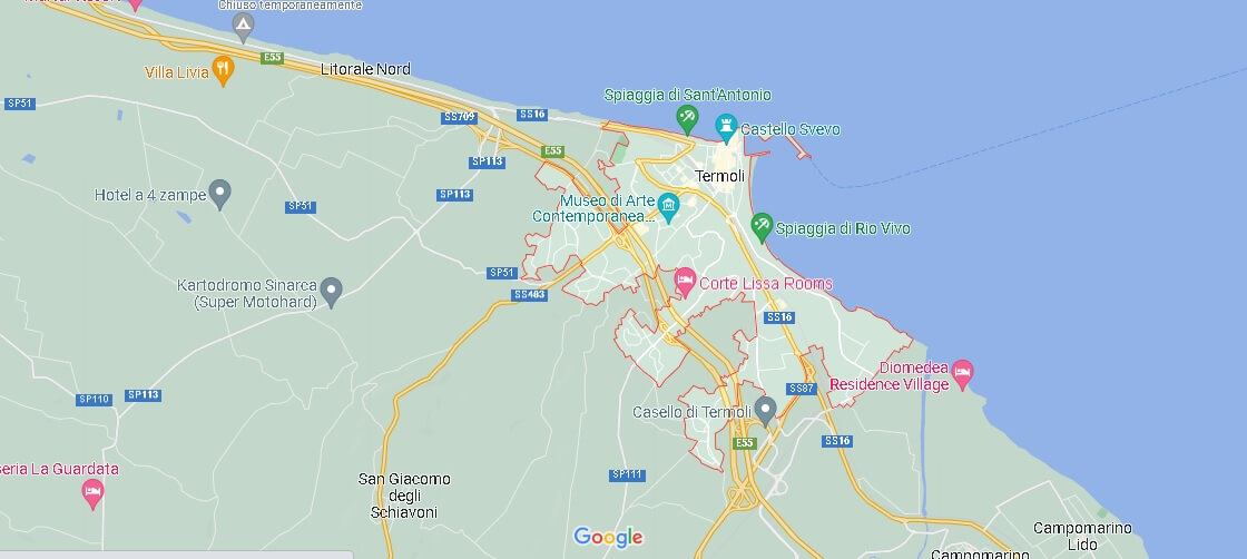 Mappa Termoli