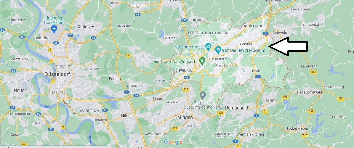 Mappa Wuppertal