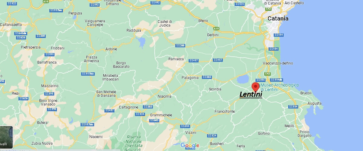 Che provincia si trova Lentini