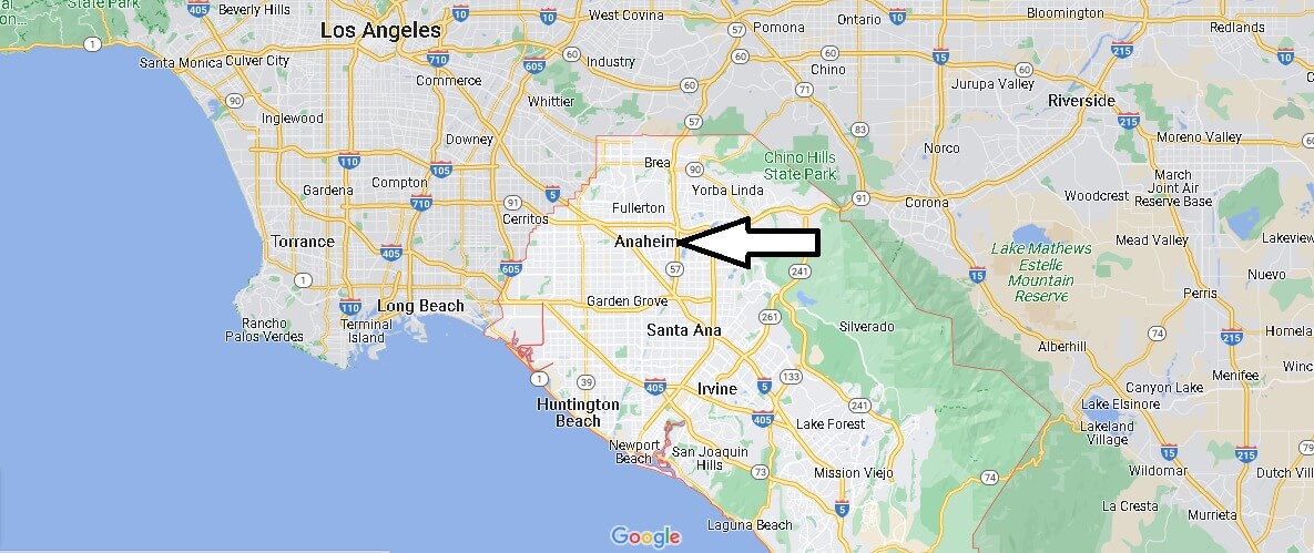 Dove si trova Anaheim Stati Uniti? Mappa Anaheim