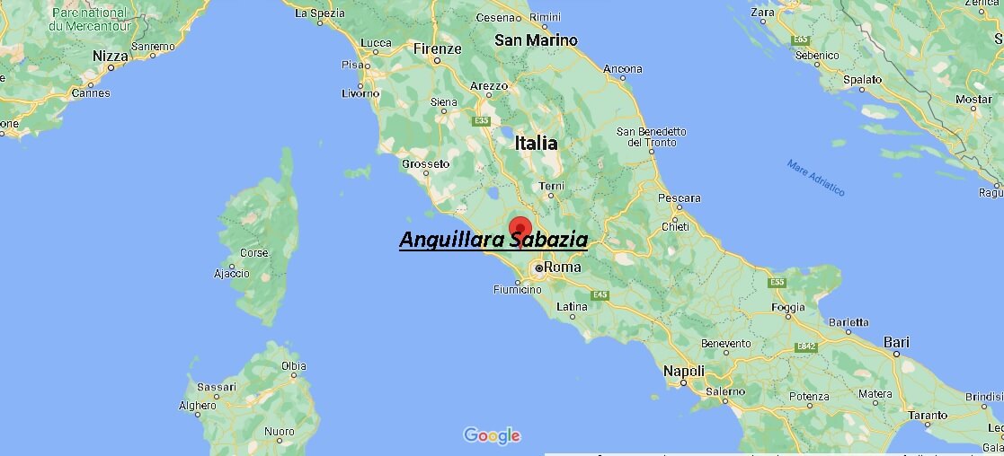 Dove si trova Anguillara Sabazia Italia