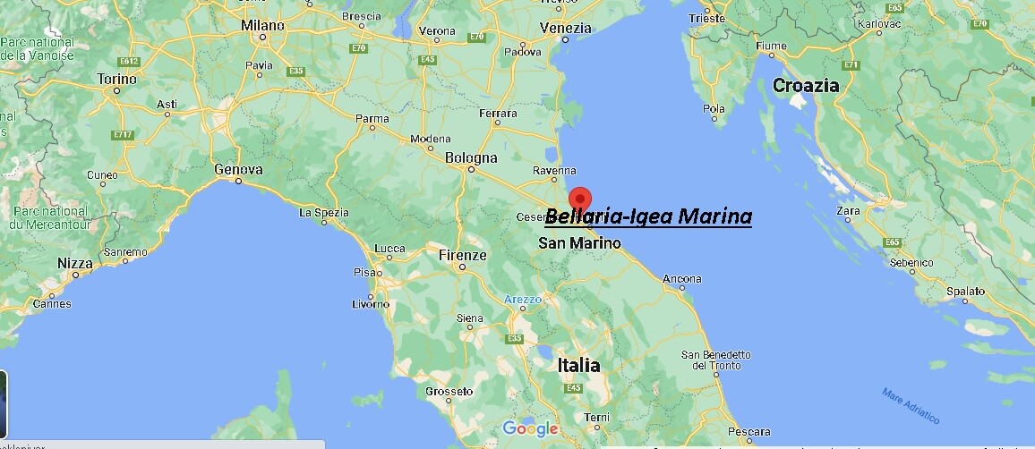 Dove si trova Bellaria-Igea Marina Italia