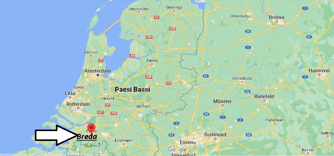 Dove si trova Breda Paesi Bassi