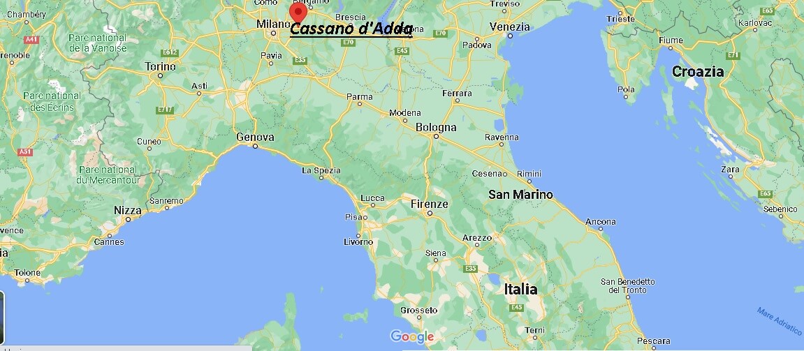 Dove si trova Cassano d'Adda Italia