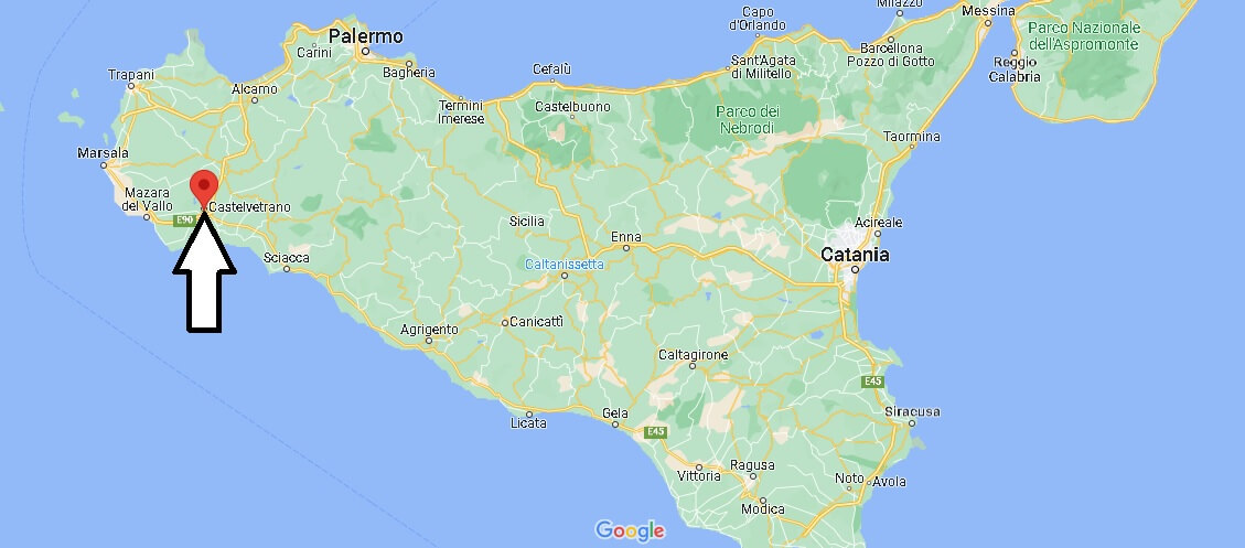 Dove si trova Castelvetrano Italia