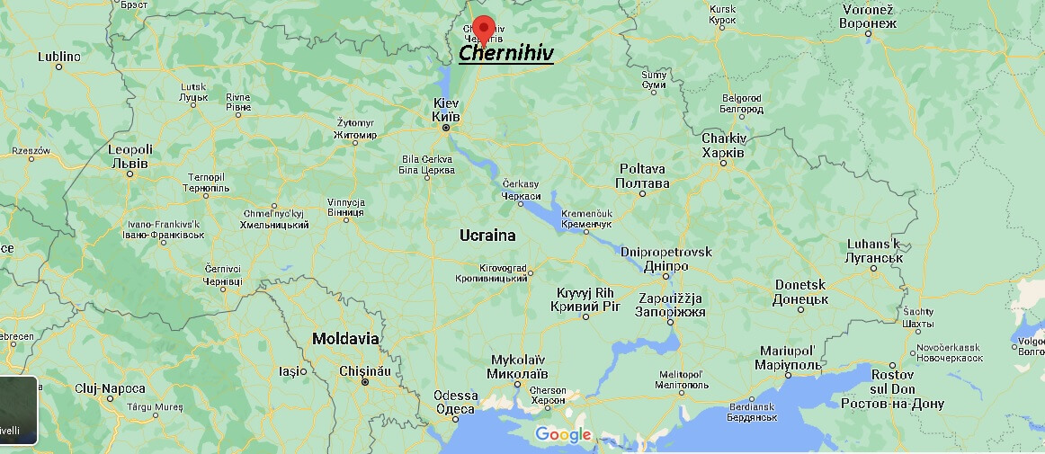 Dove si trova Chernihiv Ucraina