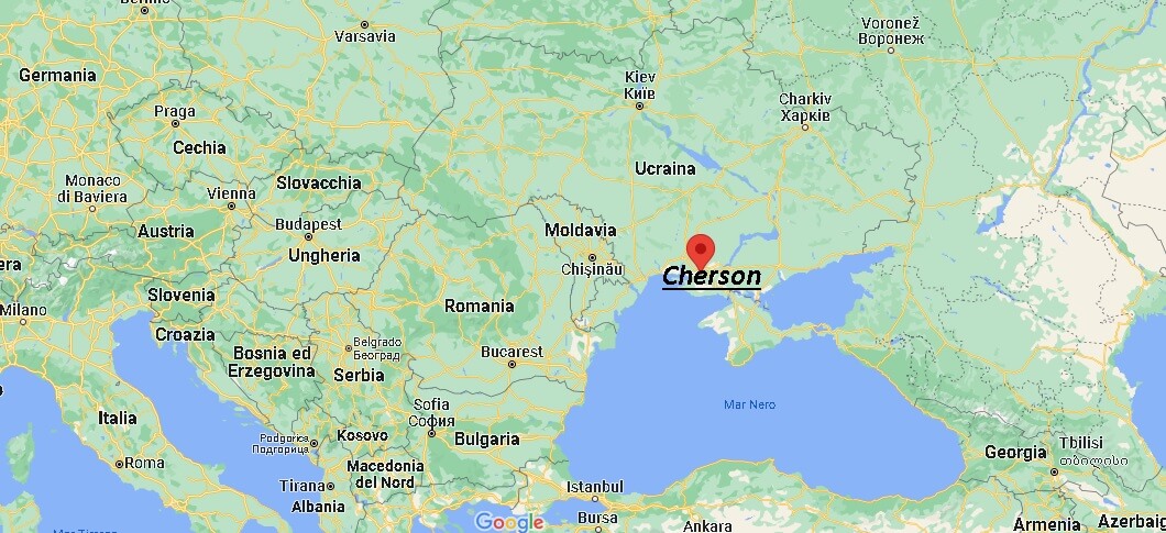 Dove si trova Cherson Ucraina