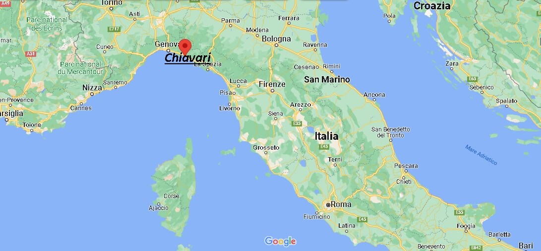 Dove si trova Chiavari Italia