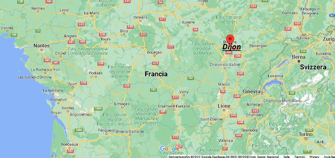 Dove si trova Dijon Francia