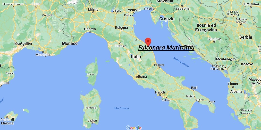 Dove si trova Falconara Marittima Italia