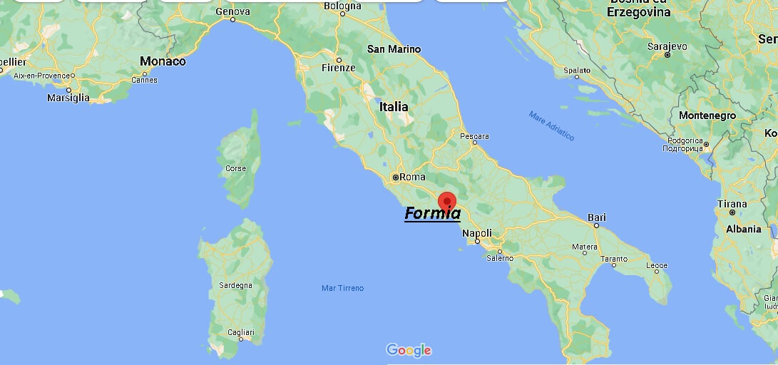 Dove si trova Formia Italia