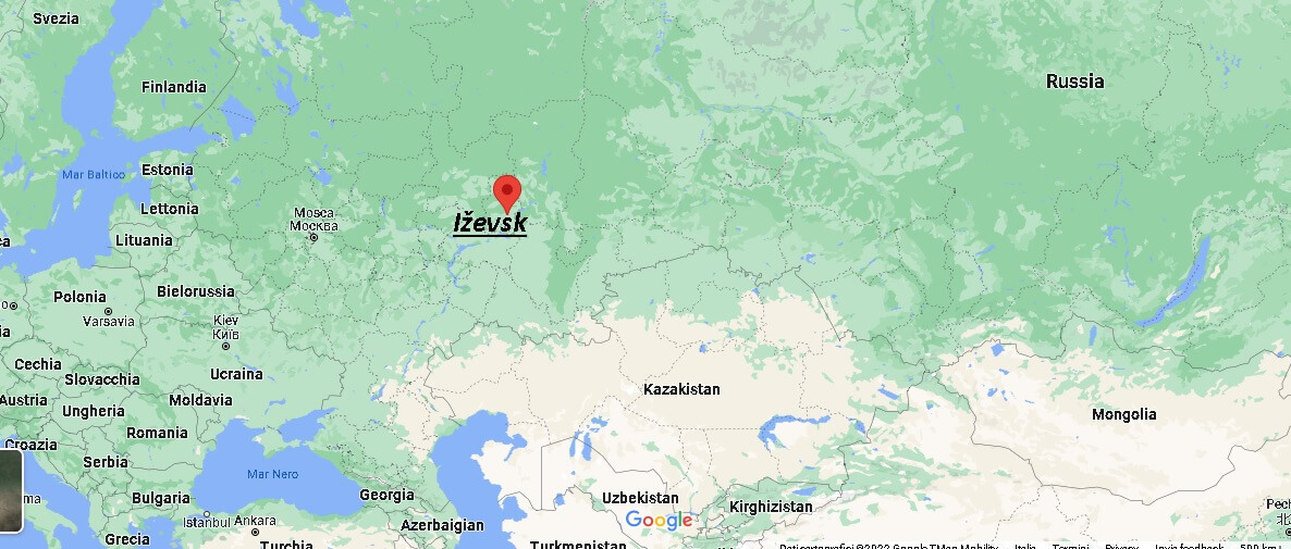 Dove si trova Iževsk Russia