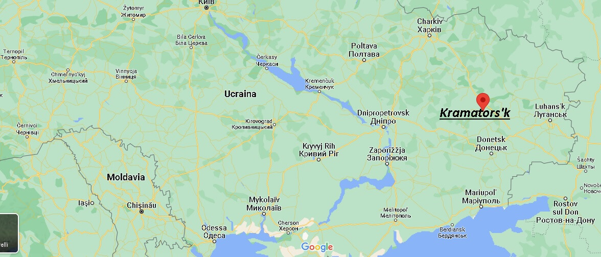 Dove si trova Kramators'k Ucraina