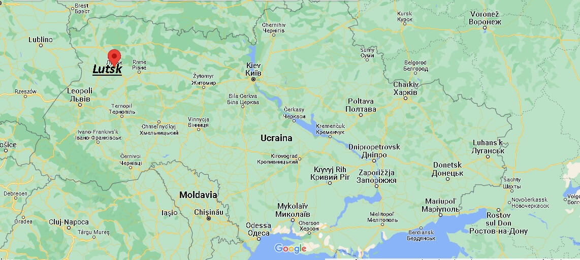 Dove si trova Lutsk Ucraina
