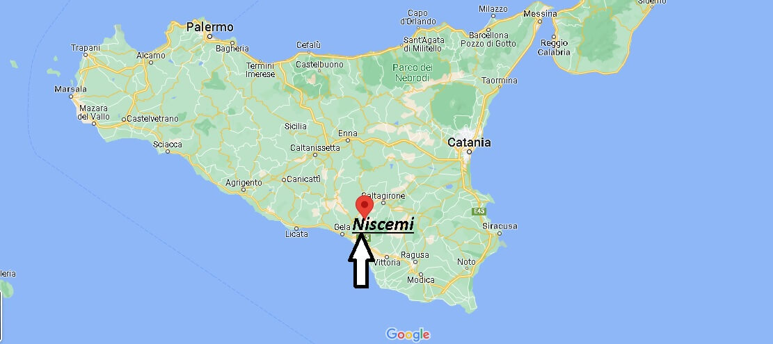 Dove si trova Niscemi Italia