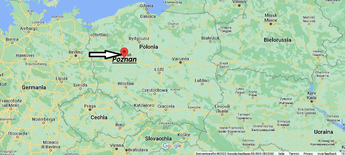 Dove si trova Poznan Polonia