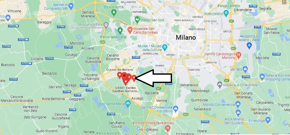 Dove si trova Romano Banco Italia? Mappa Romano Banco