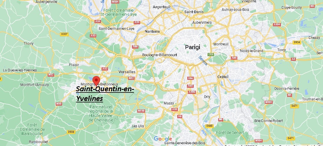 Dove si trova Saint-Quentin-en-Yvelines Francia